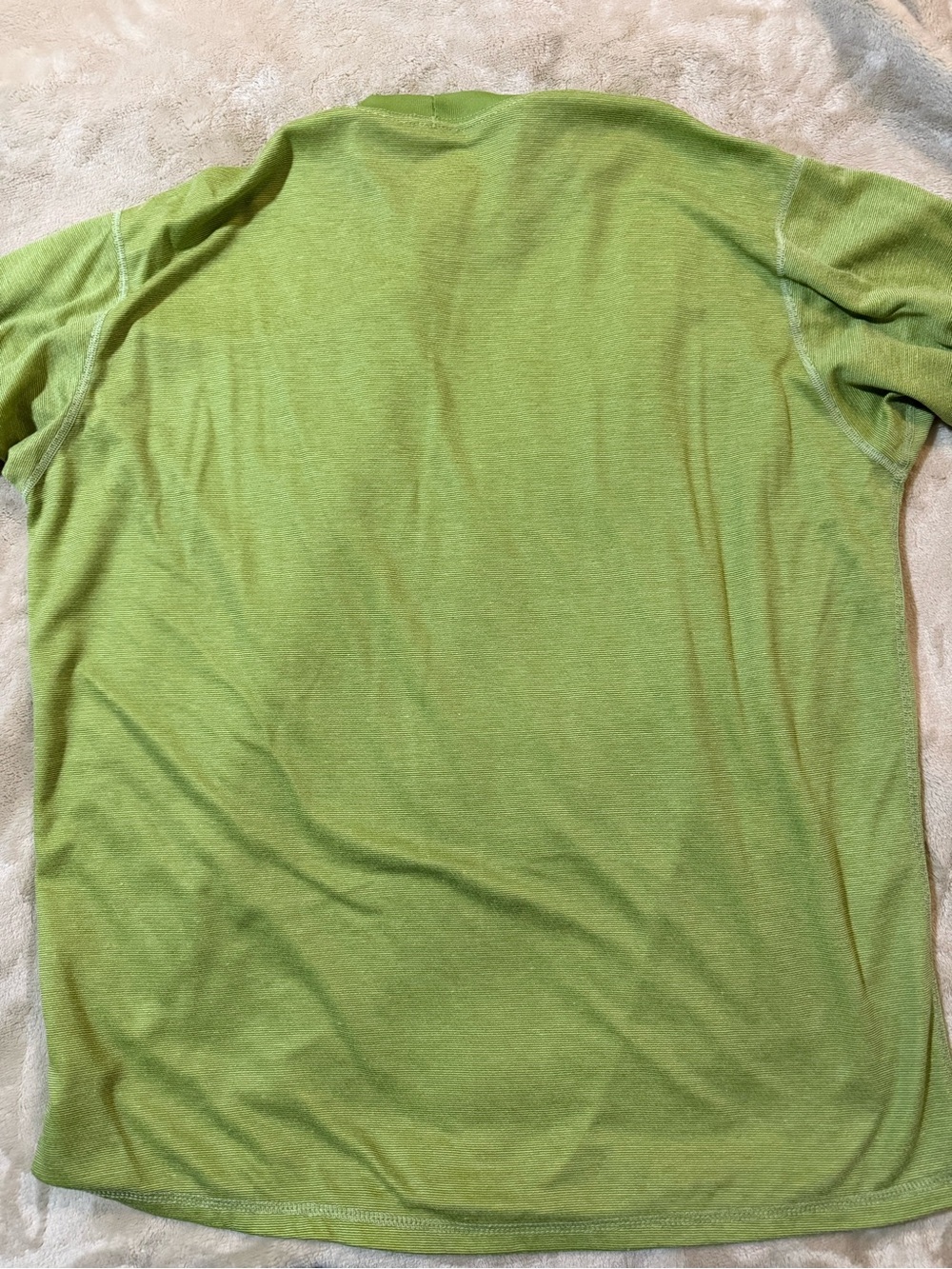 Patagonia Men’s Capilene Long Sleeve Baselayer Shirt Green XL - Picture 4 of 4